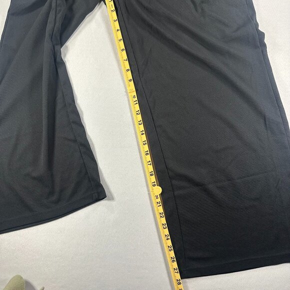 Halara Wide Leg Pants High Waisted Pocket Pleated Size XL Black - Picture 8 of 9